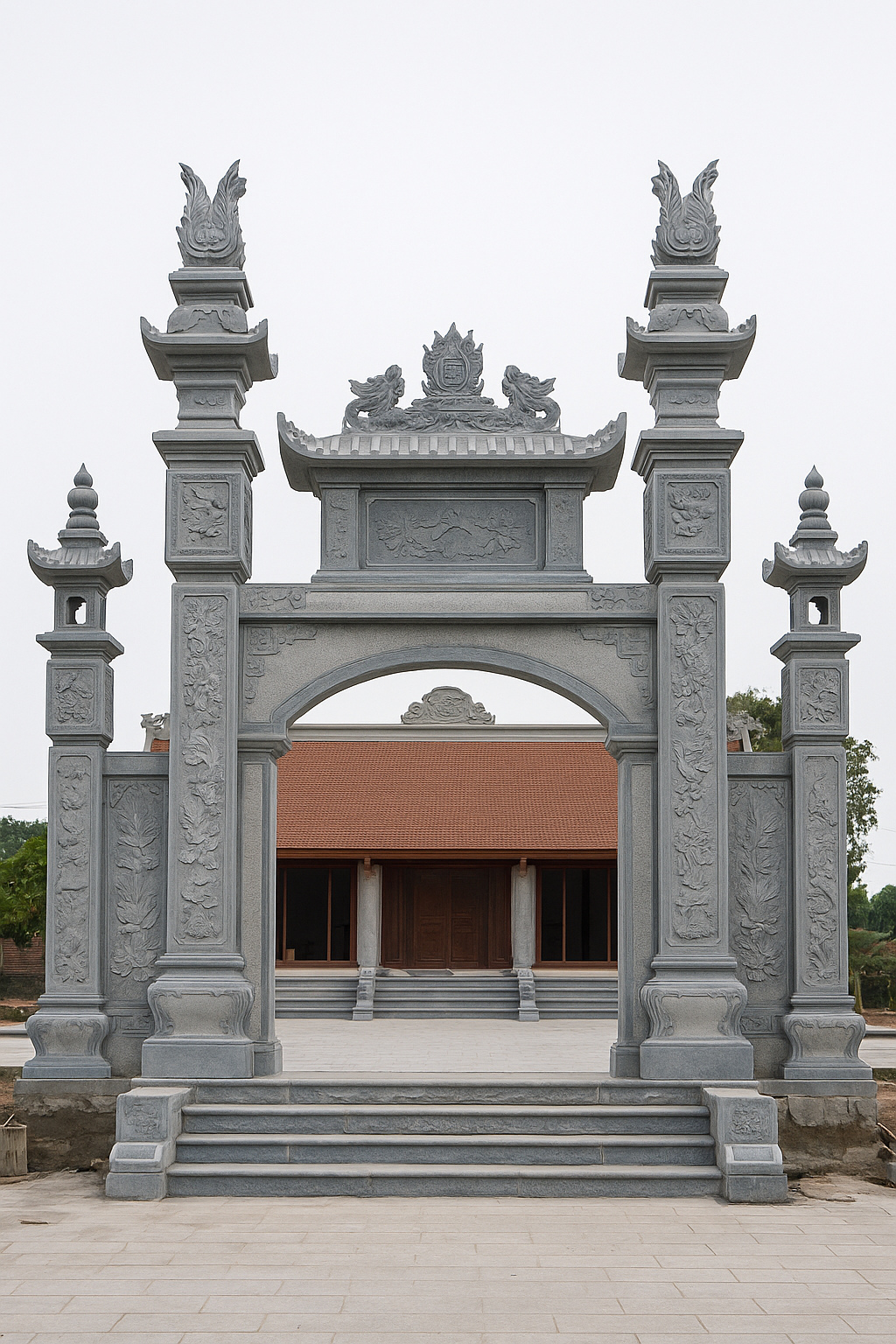 Cổng đá tự nhiên – công trình tại Ninh Bình – Việt Nam